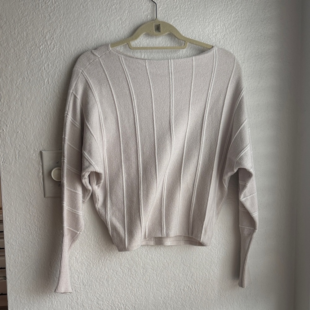 Magaschoni XS Women's Cream Sweater